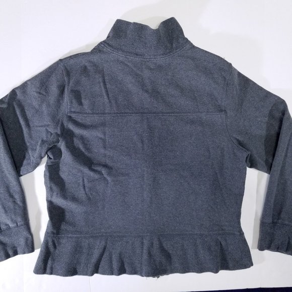 Champion Grey Zip-up Sweatshirt w/ Pockets - Picture 9 of 12